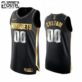 Dres Denver Nuggets Prilagođeni 2020-21 Crna Golden Edition Swingman - Dječji